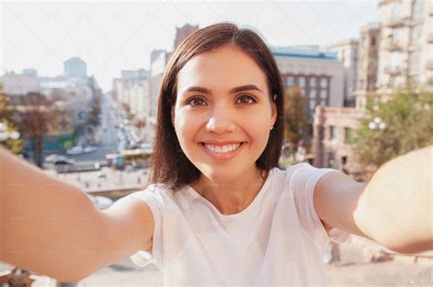 Girlfriend Selfie Stock Photos, Images & Pictures